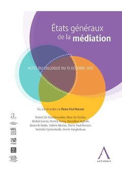 Cover of the book états généraux de la médiation