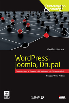 Couverture de l’ouvrage WordPress, Joomla, Drupal