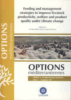 Couverture de l’ouvrage Feeding and management strategies to improve livestock productivity, welfare and product quality under climate change