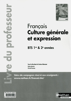 Cover of the book Francais cult gene exp bts