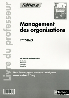 Cover of the book Manag organis (poc ref) ter st