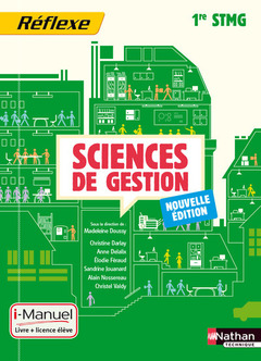 Cover of the book Sciences de gestion - 1re STMG Pochette Réflexe STMG i-Manuel bi-média