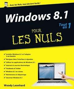 Couverture de l’ouvrage Windows 8.1 tout en 1 pour les nuls