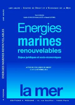 Couverture de l’ouvrage Energies marines renouvelables 