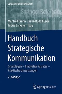 Couverture de l’ouvrage Handbuch Strategische Kommunikation