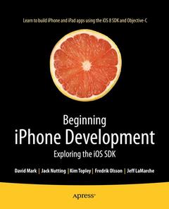 Couverture de l’ouvrage Beginning iPhone Development