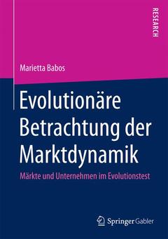 Couverture de l’ouvrage Evolutionäre Betrachtung der Marktdynamik