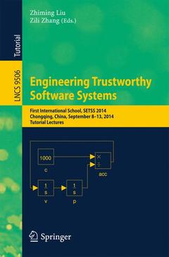 Couverture de l’ouvrage Engineering Trustworthy Software Systems
