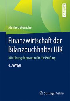 Cover of the book Finanzwirtschaft der Bilanzbuchhalter IHK