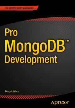 Cover of the book Pro MongoDB Development