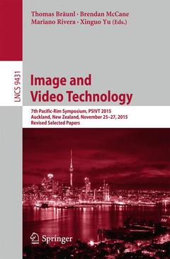 Couverture de l’ouvrage Image and Video Technology