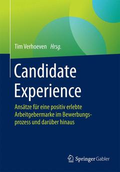 Couverture de l’ouvrage Candidate Experience