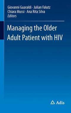 Couverture de l’ouvrage Managing the Older Adult Patient with HIV