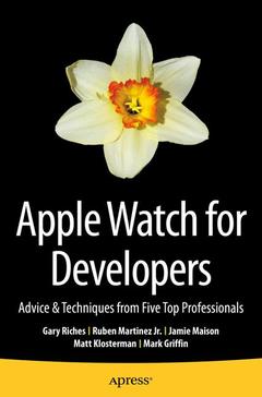 Couverture de l’ouvrage Apple Watch for Developers
