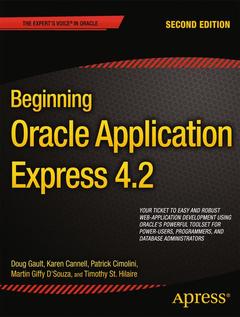 Cover of the book Beginning Oracle Application Express 4.2