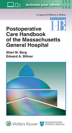Couverture de l’ouvrage Postoperative Care Handbook of the Massachusetts General Hospital