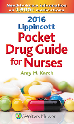 Couverture de l’ouvrage 2016 Lippincott Pocket Drug Guide for Nurses