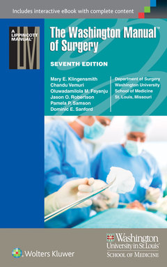 Couverture de l’ouvrage The Washington Manual of Surgery