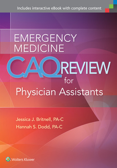 Couverture de l’ouvrage Emergency Medicine CAQ Review for Physician Assistants
