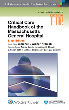 Couverture de l’ouvrage Critical Care Handbook of the Massachusetts General Hospital 