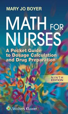 Couverture de l’ouvrage Math For Nurses