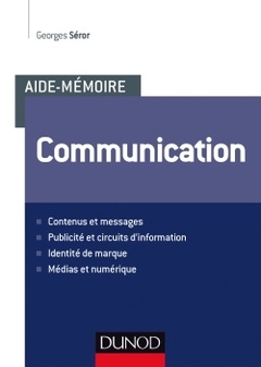 Couverture de l’ouvrage Aide-mémoire - Communication