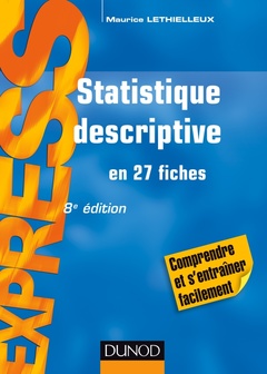 Cover of the book Statistique descriptive - 8e éd - en 27 fiches