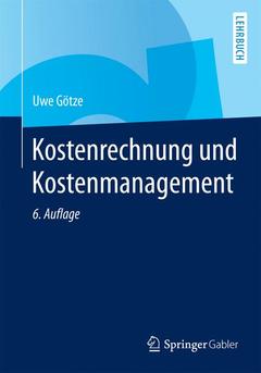 Couverture de l’ouvrage Kostenrechnung und Kostenmanagement