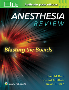 Couverture de l’ouvrage Anesthesia Review: Blasting the Boards