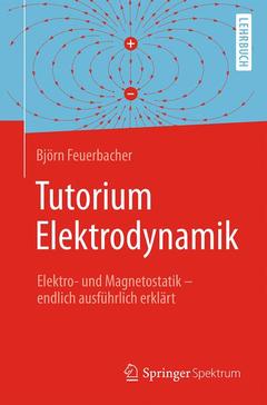 Couverture de l’ouvrage Tutorium Elektrodynamik