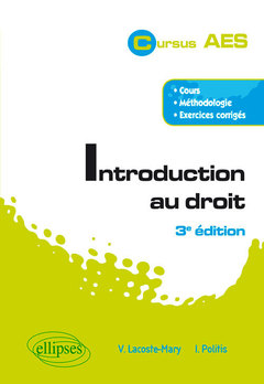 Cover of the book Introduction au droit - 3e édition