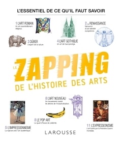 Couverture de l’ouvrage Le zapping de l'histoire des arts