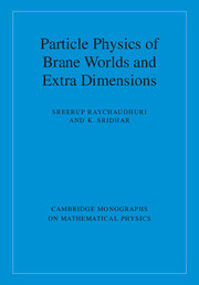 Couverture de l’ouvrage Particle Physics of Brane Worlds and Extra Dimensions