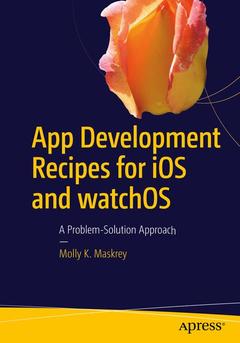 Couverture de l’ouvrage App Development Recipes for iOS and watchOS