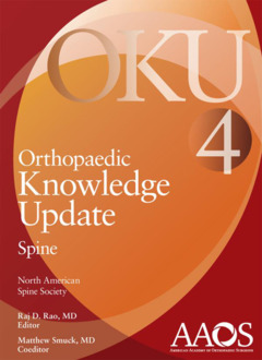 Couverture de l’ouvrage Orthopaedic Knowledge Update : Spine 4