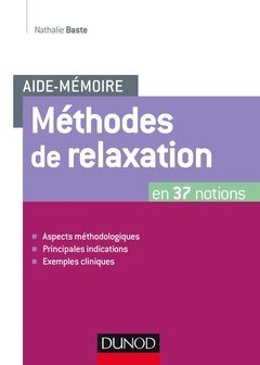 Couverture de l’ouvrage Aide-mémoire - Méthodes de relaxation