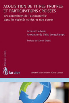 Cover of the book Acquisition de titres propres et participations croisées