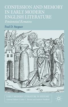 Couverture de l’ouvrage Confession and Memory in Early Modern English Literature