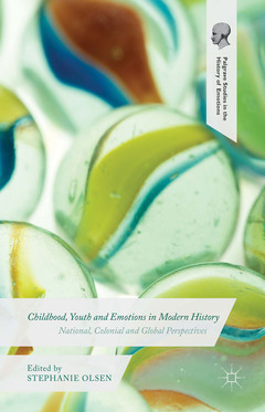 Couverture de l’ouvrage Childhood, Youth and Emotions in Modern History