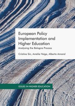 Couverture de l’ouvrage European Policy Implementation and Higher Education