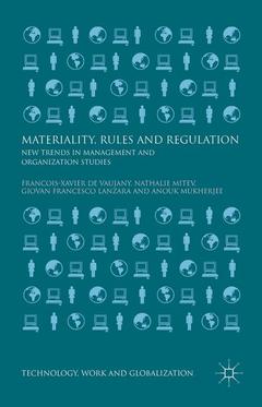 Couverture de l’ouvrage Materiality, Rules and Regulation