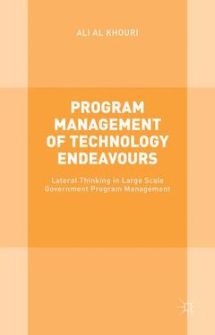 Couverture de l’ouvrage Program Management of Technology Endeavours