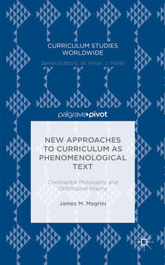 Cover of the book New Approaches to Curriculum as Phenomenological Text