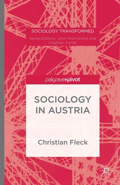 Couverture de l’ouvrage Sociology in Austria since 1945