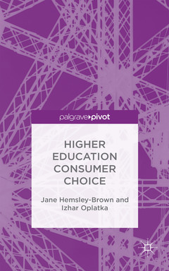 Couverture de l’ouvrage Higher Education Consumer Choice