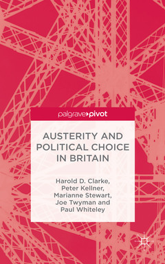Couverture de l’ouvrage Austerity and Political Choice in Britain