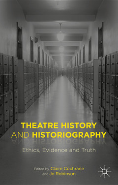 Cover of the book Theatre History and Historiography