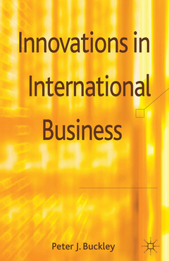 Cover of the book Innovations in International Business