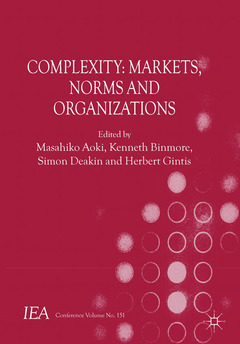 Couverture de l’ouvrage Complexity and Institutions: Markets, Norms and Corporations