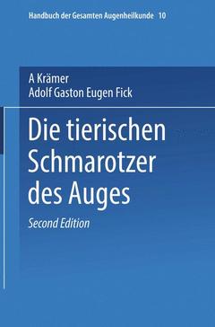 Couverture de l’ouvrage Die Tierischen Schmarotzer des Anges